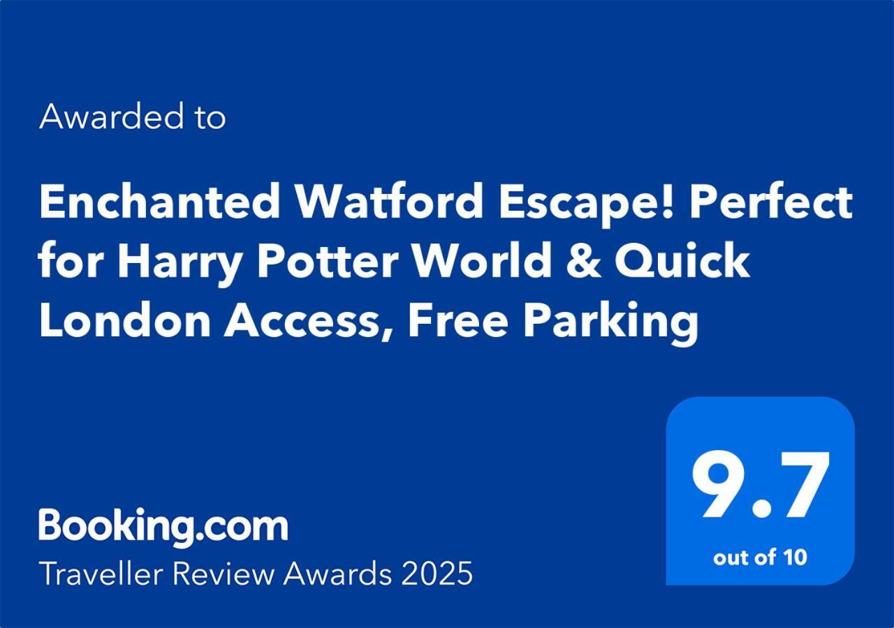 Ideal Family & Business Stay! 2 Min To Station, 10 Min To Harry Potter, 30 Min To London Euston & Free Parking! Watford  Eksteriør bilde